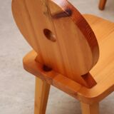 Series of 6 Scandinavian chairs