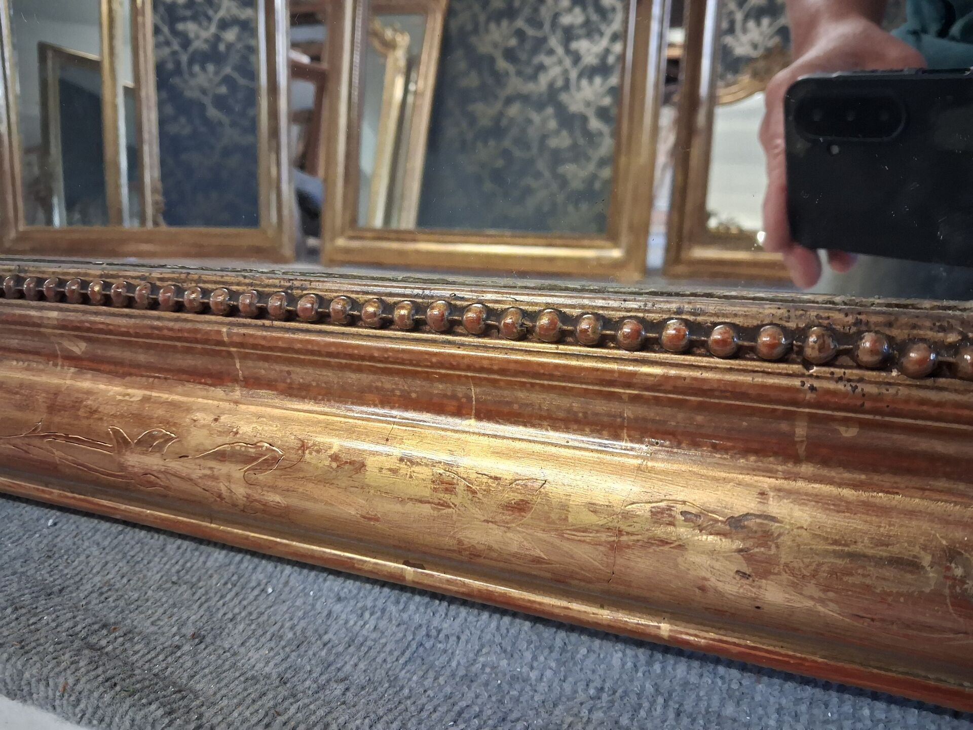 Louis Philippe mirror 135 x 89