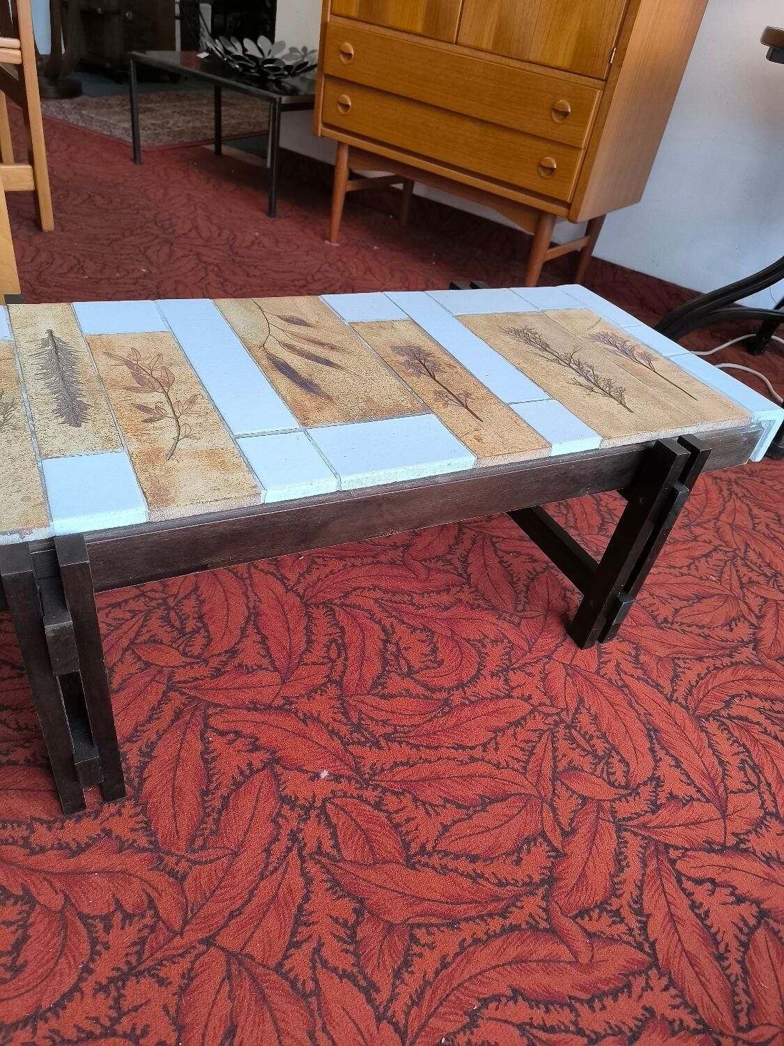 Ceramic coffee table by Roger Capron