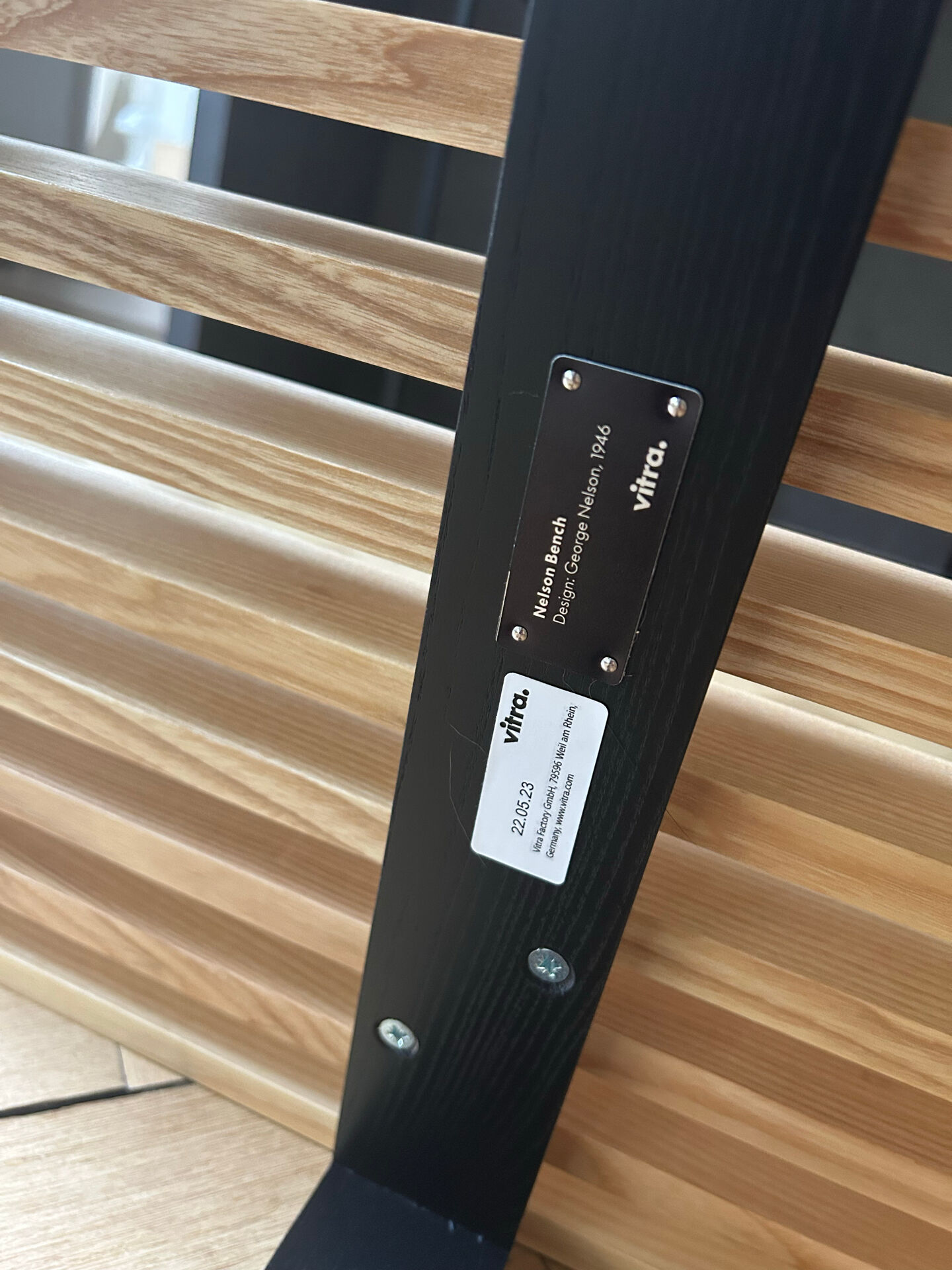 Nelson Bench by Vitra - 122cm
