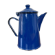 Cafetière émaillée bleue