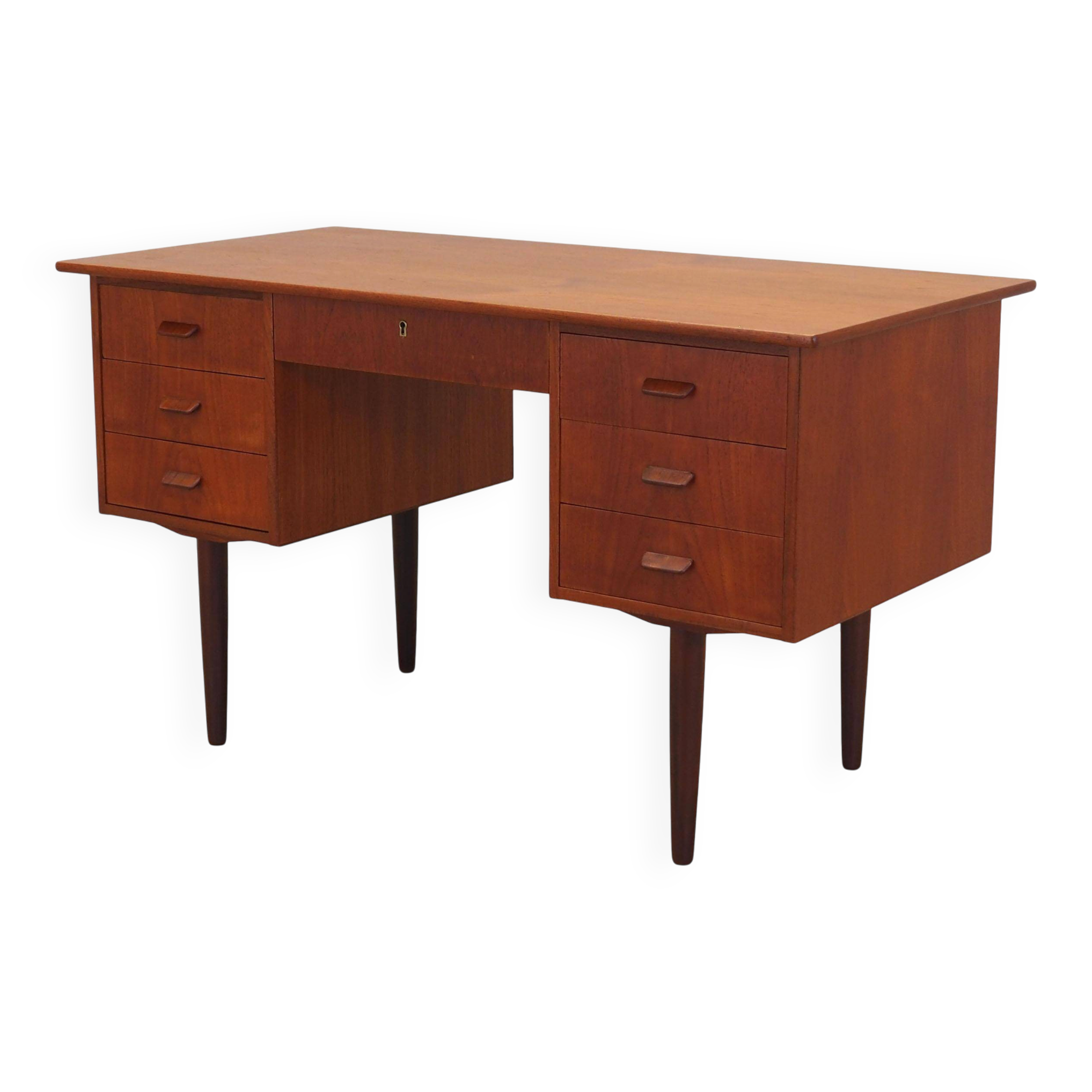 Teak desk, Danish design, 1970s, production: Denmark