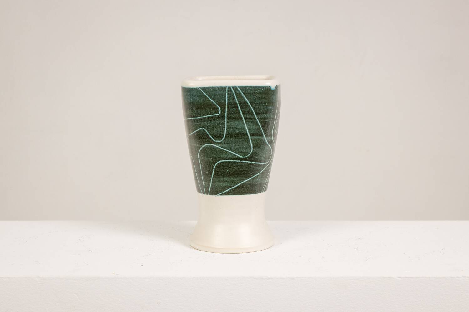 Robert Deblander. Stoneware vase. Circa 1955.