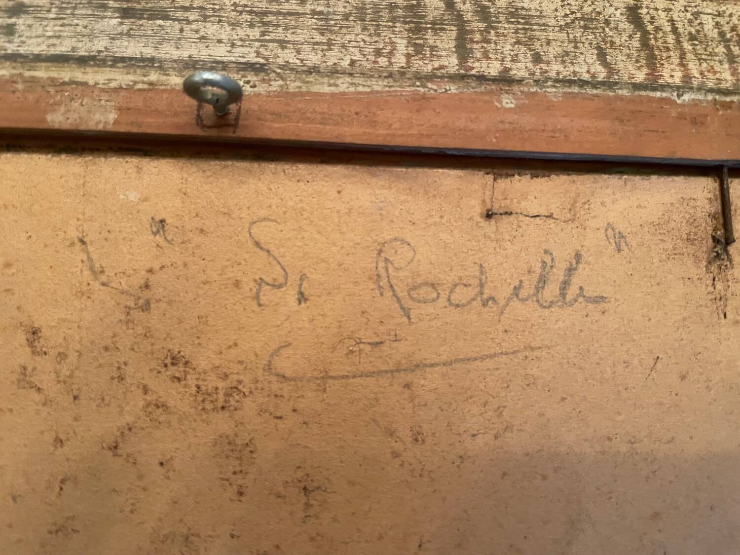 Tableau « La Rochelle » signé
