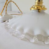 Serrated opaline suspension