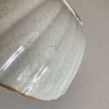 Enamelled earth godrons cup Vieux Moustiers 19th