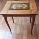 Small jewellery table in Sorrento marquetry - Italy, circa 1970.