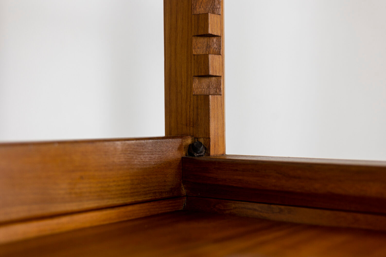 Pierre Chapo, Elm shelf furniture, 1960s