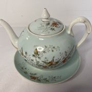 2208380 Small teapot Chinese porcelain and its cut early twentieth century