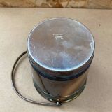 Old christofle ice bucket silver metal cooler + handle france #b210