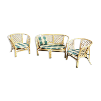 Rattan garden furniture