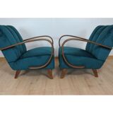 Pair of armchairs by Jindrich Halabala
