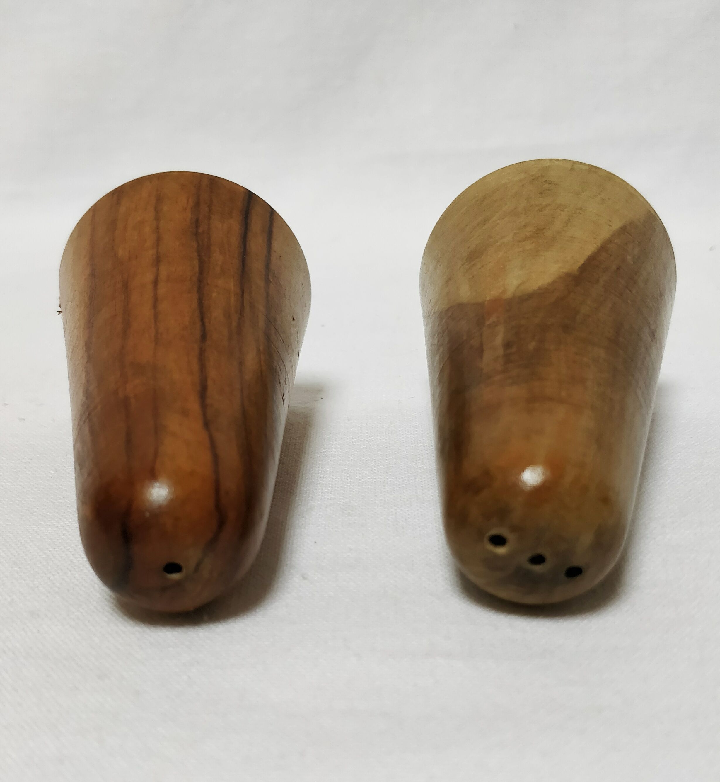 Wooden salt and pepper shaker