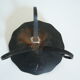 Vintage 1960s wrought iron candlestick