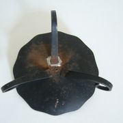 Vintage 1960s wrought iron candlestick