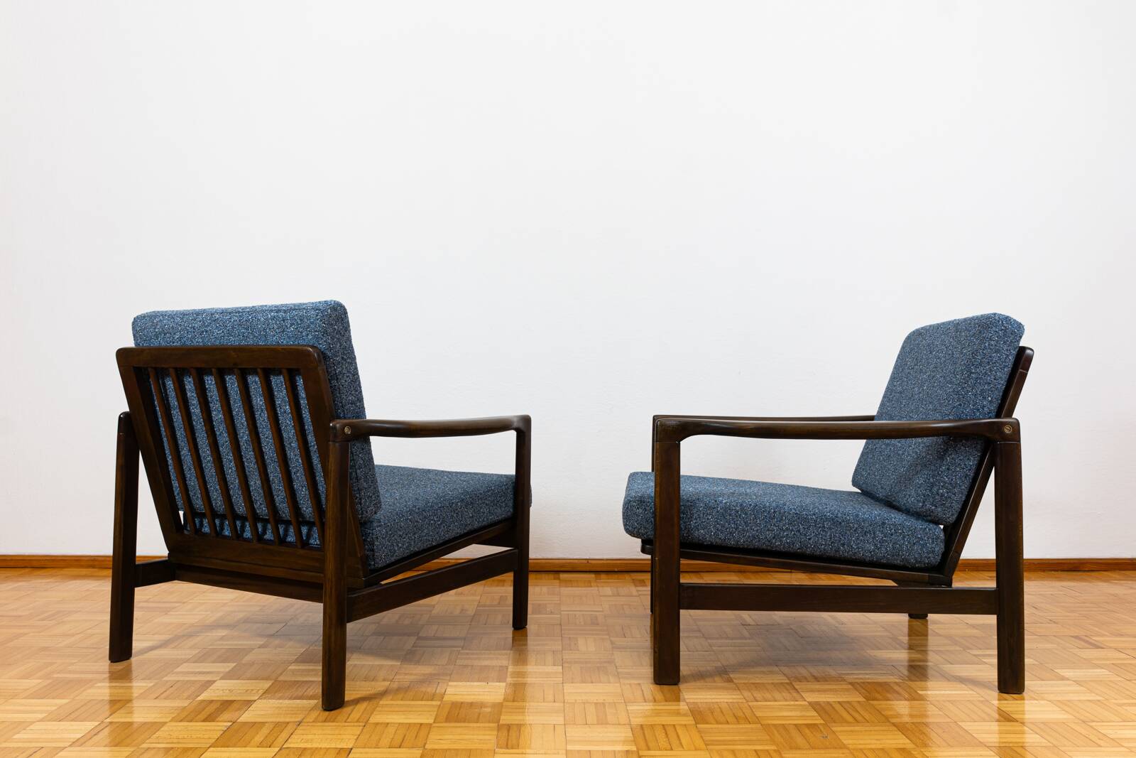 Pair of mid century armchairs "b7522 " by Zenon Bączyk,  Poland, 1960's