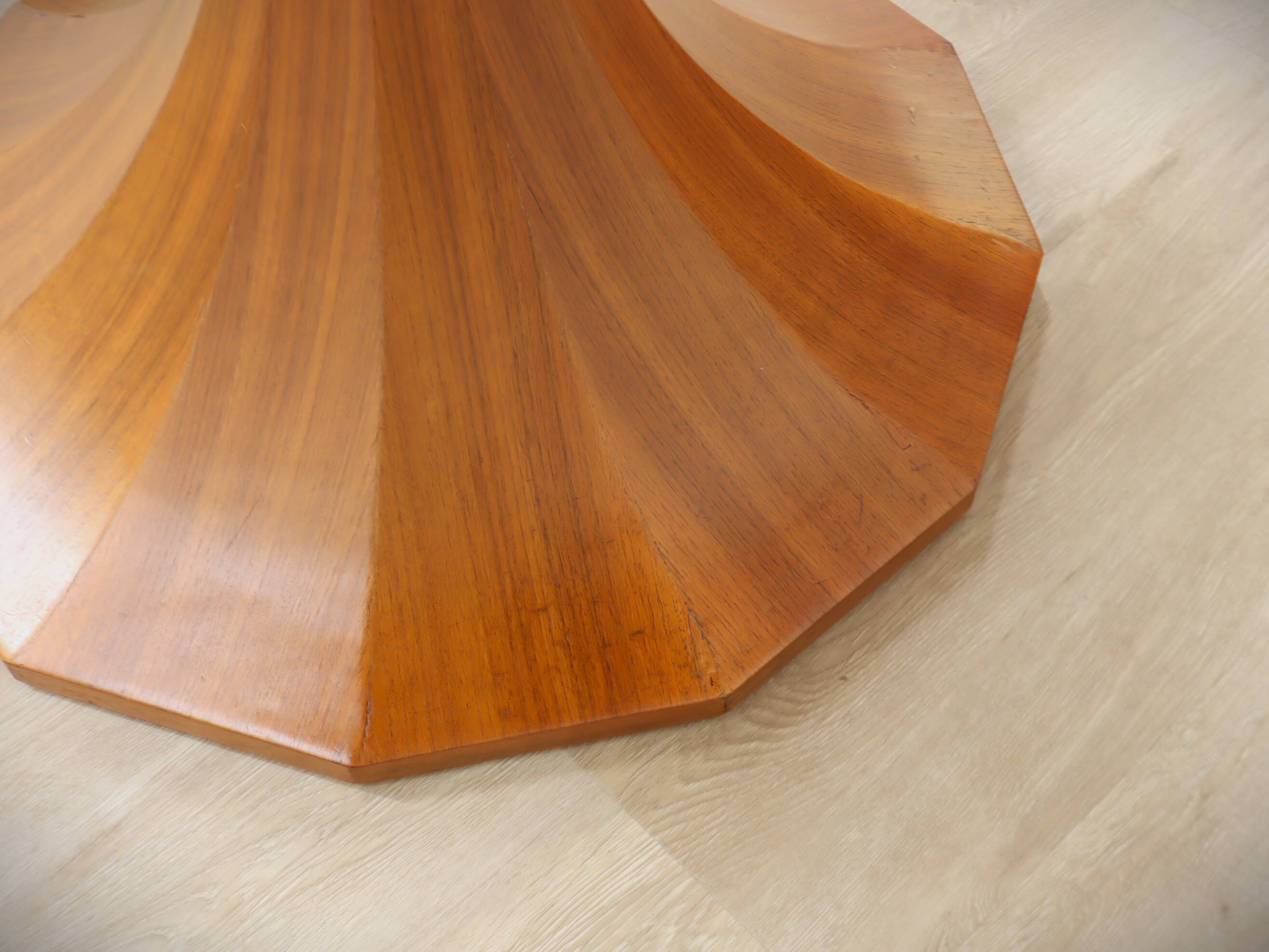 Sculptural mid-century dining table Carlo De Carli 1950s