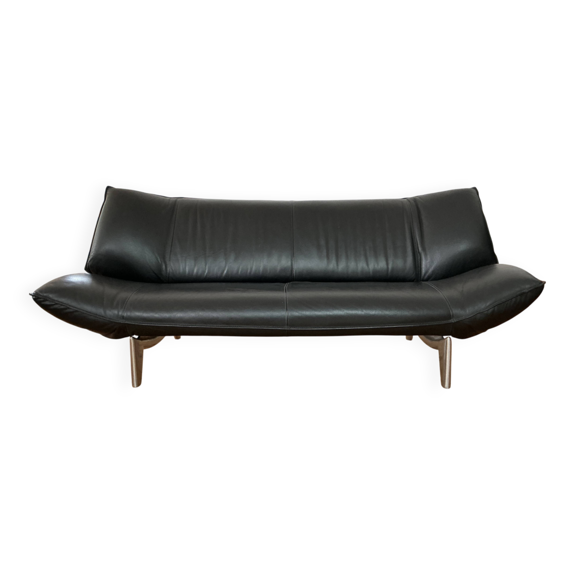 Tango 3-seater sofa Leolux from 2009 in black leather (designer Arn Armgardt)