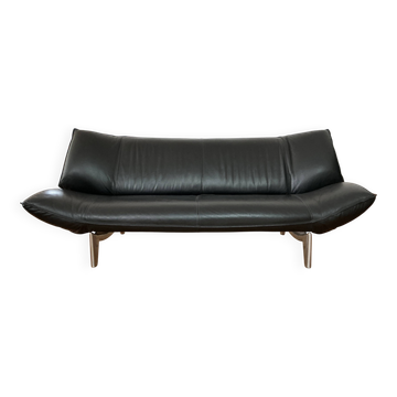Tango 3-seater sofa Leolux from 2009 in black leather (designer Arn Armgardt)