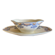 Antique Longwy earthenware sauceboat