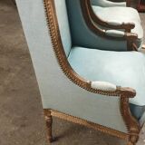 2 Louis XVI shepherdess armchairs
