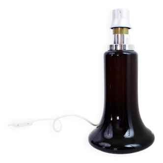 Limburg lamp base in black glass