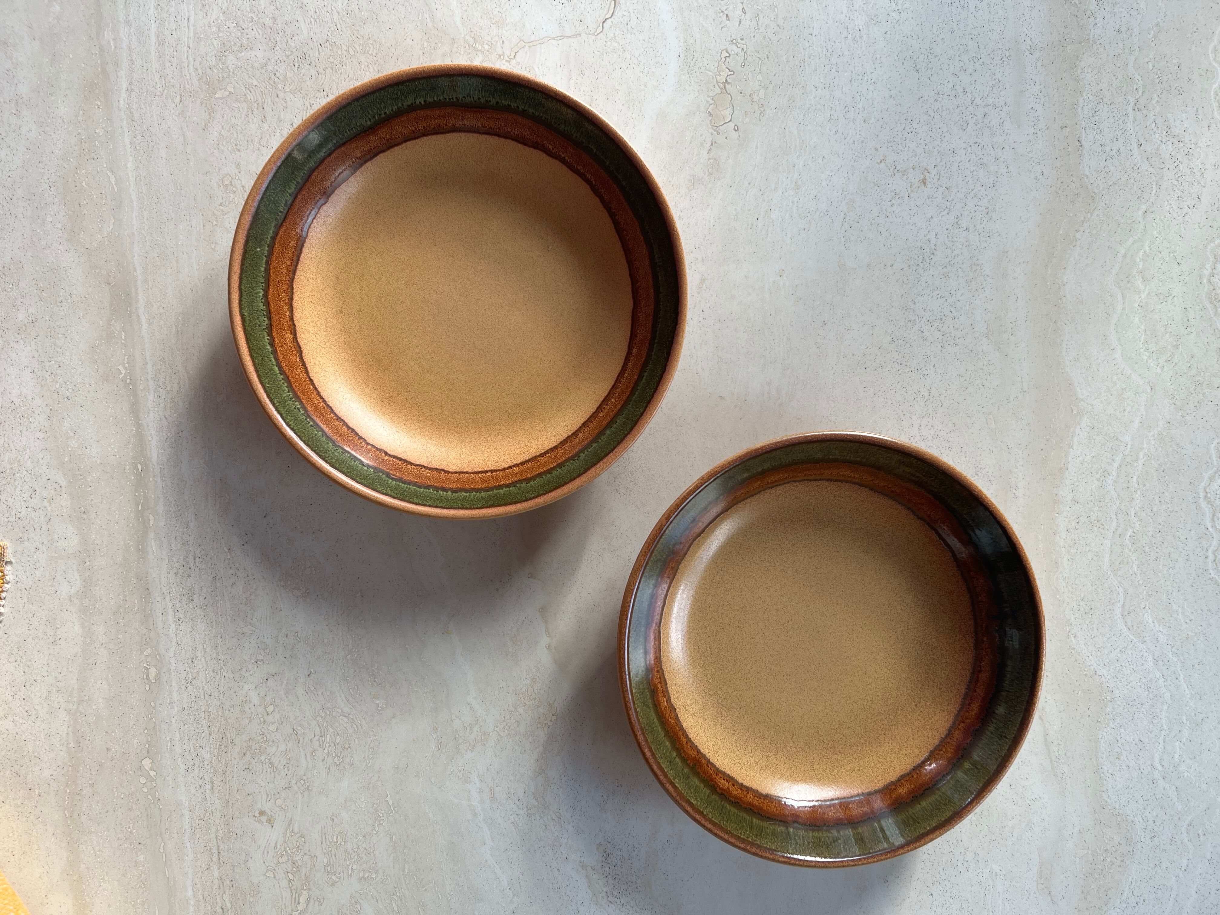 Assiettes creuses des ateliers d'art Badonviller