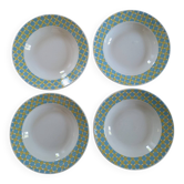 Assiettes creuses Digoin Sarreguemines 