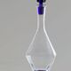 Elegant Two-Tone Carafe - Blown Glass White & Cobalt Blue - Murano Style