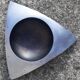 Cast aluminum ashtray or pocket emptier