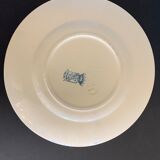 8 old blue blue longwy flat plates 1900 priming model