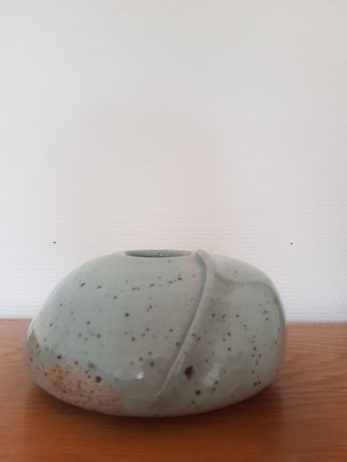 Signed ceramic vase