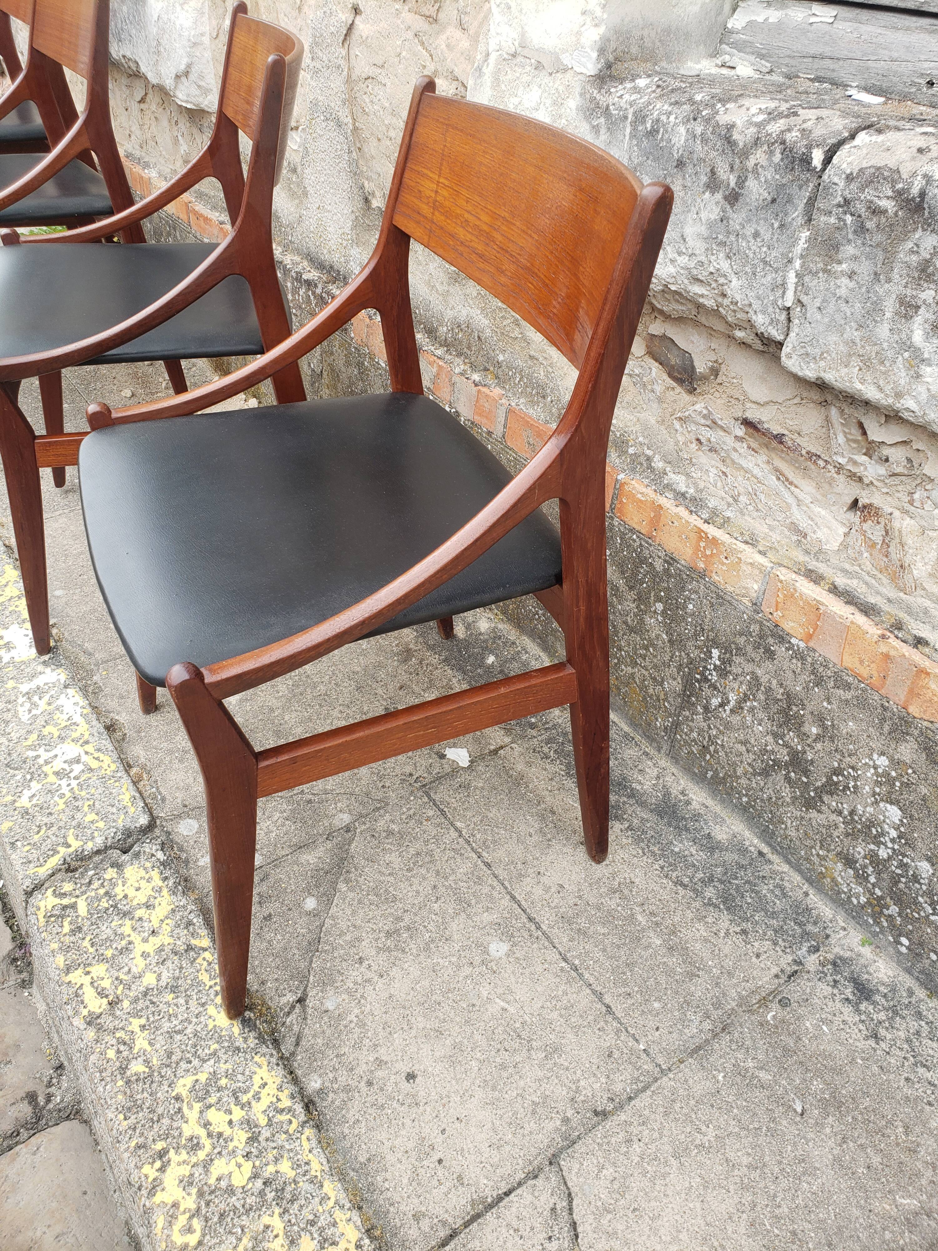 Danish Scandinavian chairs Verstevig Eriksen