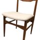 Chaise scandinave vintage en teck