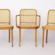 Ligna Armchair – 1950s/1960s Czechoslovakia, Bentwood Beech with New Rattan