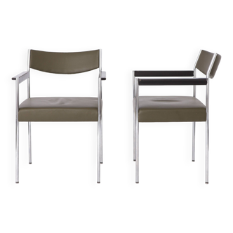 2 Vintage Armchairs by Edlef Bandixen for Kusch & Co, 1970s, Germany