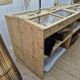 Old haberdashery display cabinet