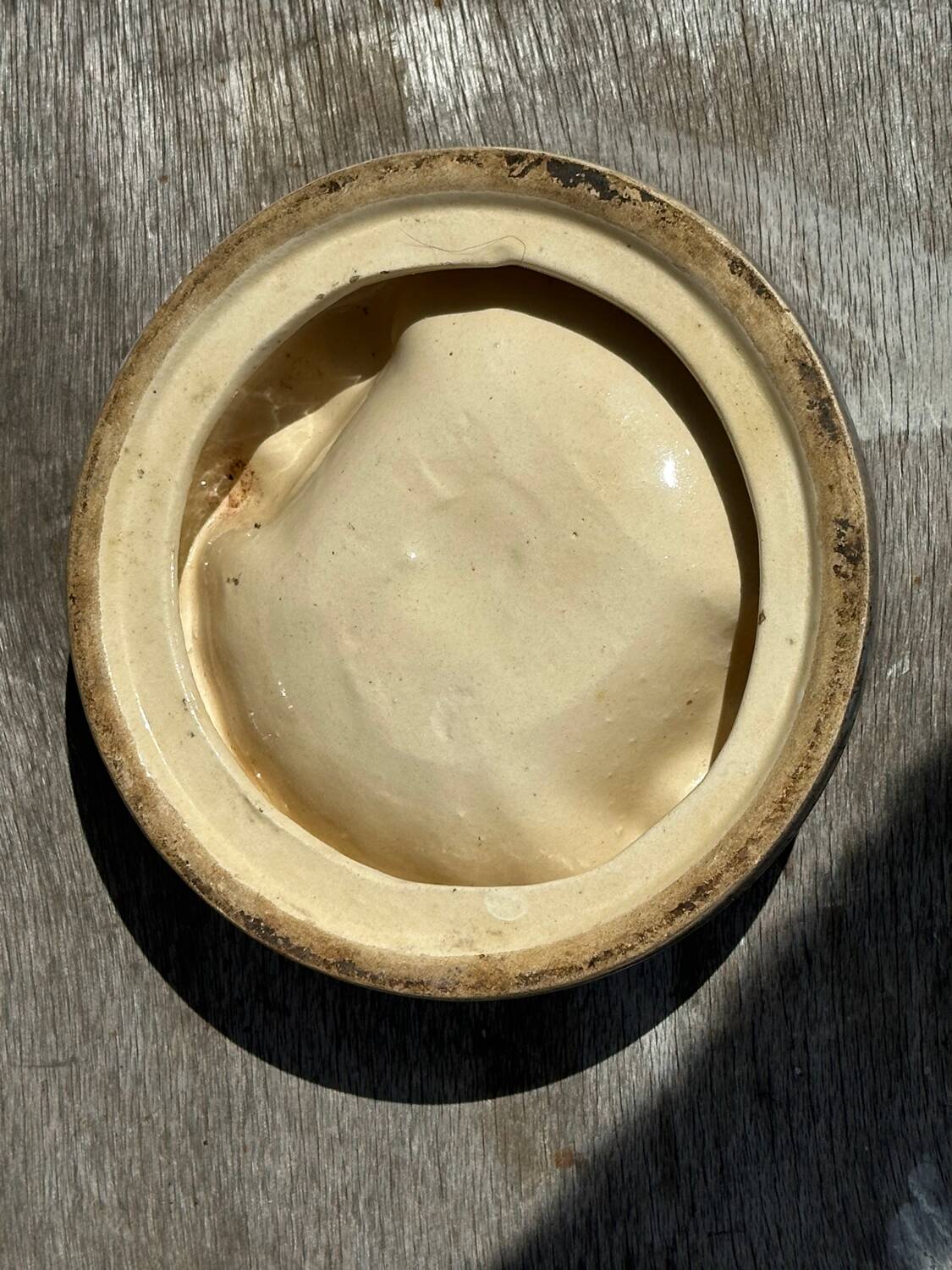 Empty Ashtray Pocket in Ceramic Marble Effect D 14 cm