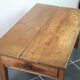 Rustic farm house table with 2 1930 drawers