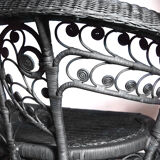 Banquette rotin Peacock