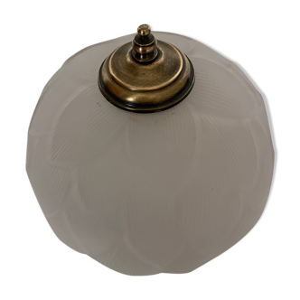 Glass ceiling light