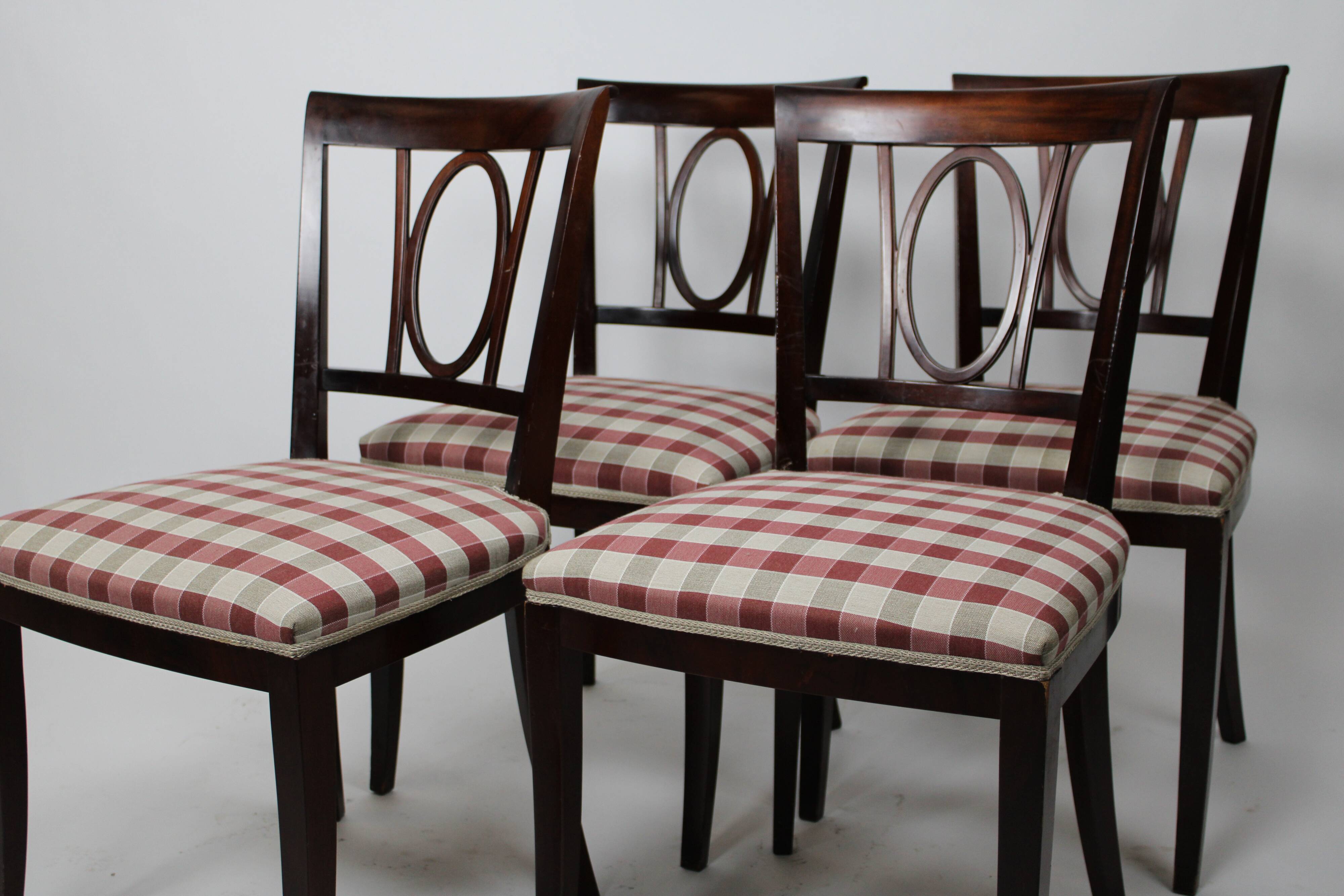 Chaise classique 1960 suède