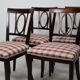 Chaise classique 1960 suède