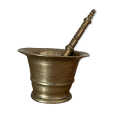 Brass mortar and pestle