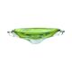 Green glass bowl, designed by J. Broz, Skrdlovice, Czechoslovakia, 1960s.