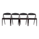 Set of four rosewood chairs, Danish design, 1970s, designer Kai Kristiansen