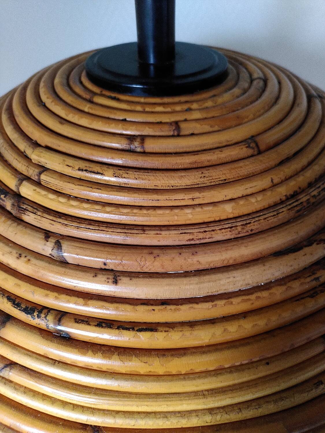 Rattan pendant light, Italy