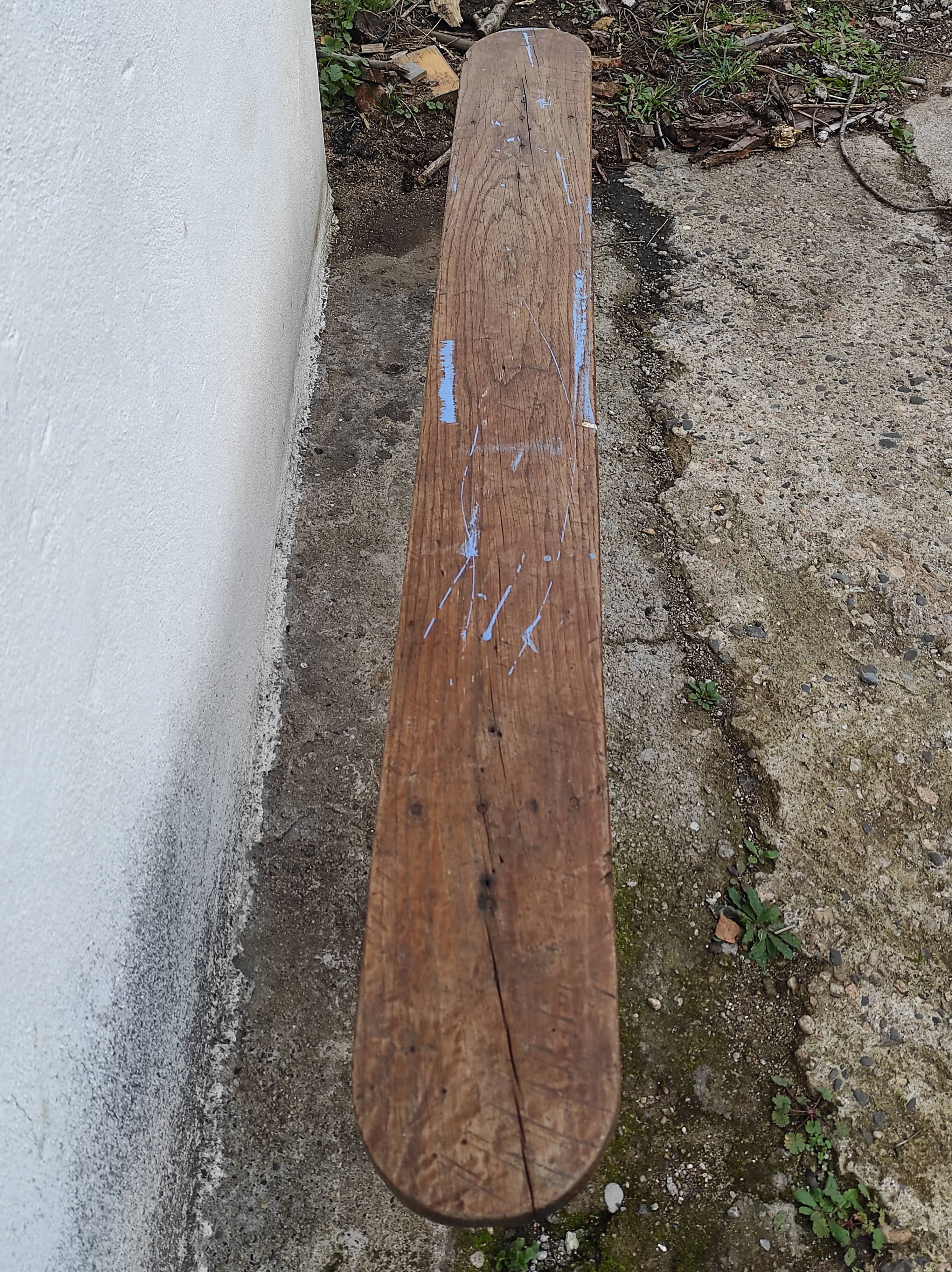 Old oak farmhouse bench