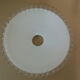 Opaline suspension with serrated edges