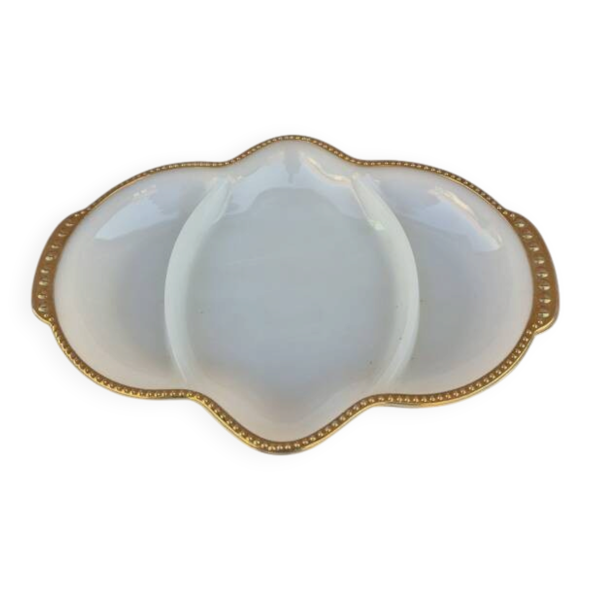 Opaline serving dish for King